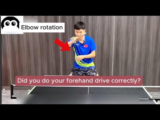 The most important  table tennis technique-forehand drive，Are you getting all the details right?