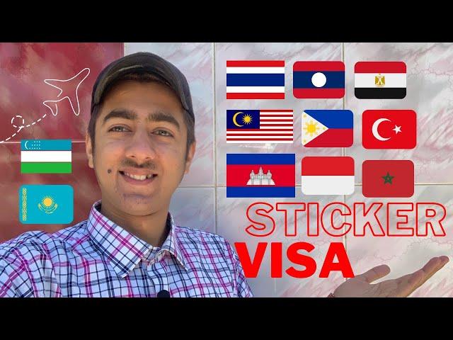 Valuable Sticker Visa for Travel History on Pakistani Passport 2024 - Make Travel History Easy Must