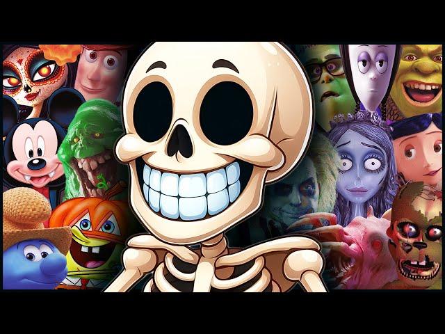 Spooky Scary Skeletons Song (Movies and Series COVER) PART 4 feat SpongeBob