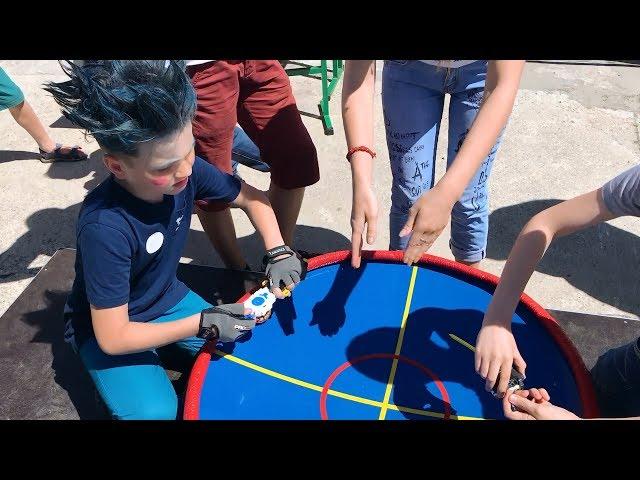 Tournament BEYBLADE burst in Brovary NaumKa The best battles in the huge arena