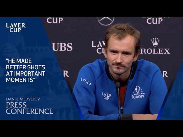 Daniil Medvedev Press Conference | Laver Cup 2024 Match 5