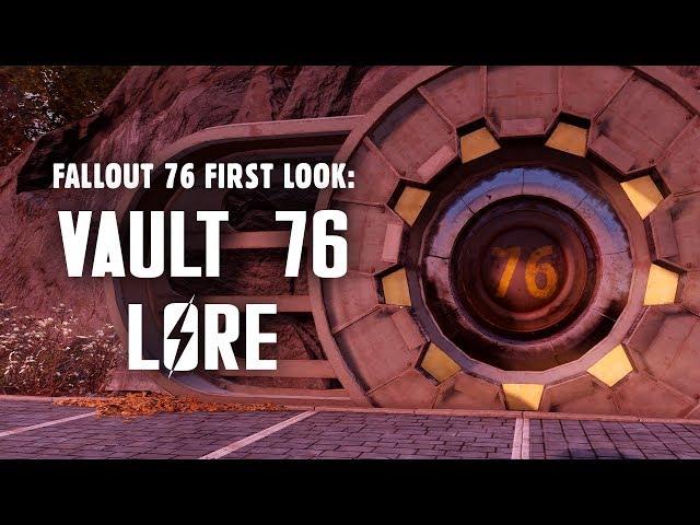 Fallout 76 First Look Part 1: Vault 76 Lore - The Events Leading Up to Reclamation Day