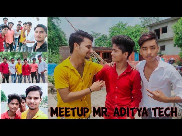 Mr Aditya Tech - Meetup 1St Time, Technical Mange - Meetup 1st Time, Yamraj Vlogs - Ayodhya Vlogs