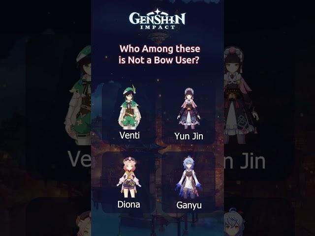 Can you pass this Genshin Impact Quiz?