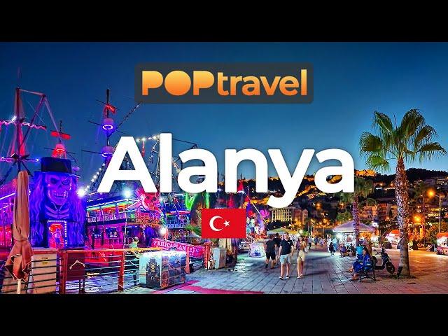 ALANYA, Turkey - Evening Tour - 4K 60fps (UHD)