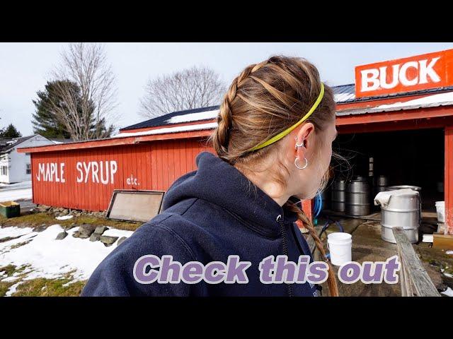 Making Maple Syrup! Behind the scenes