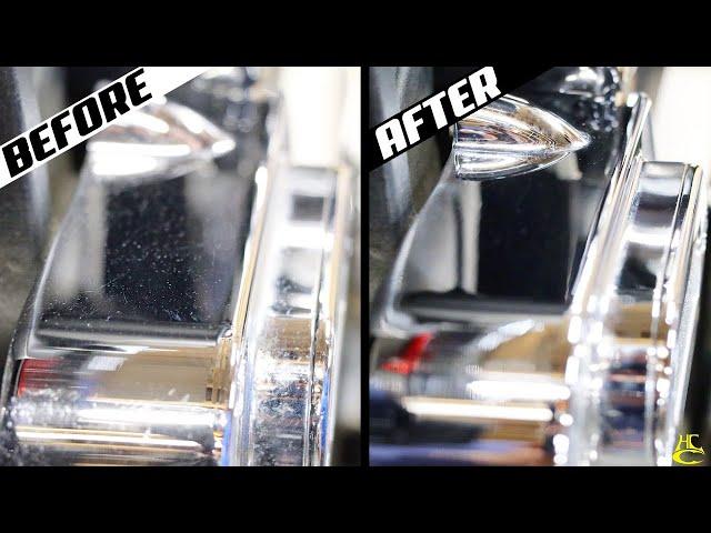 How to Shine Up Old Motorcycle Chrome to LOOK LIKE NEW!! (It's Easier Than You Think)