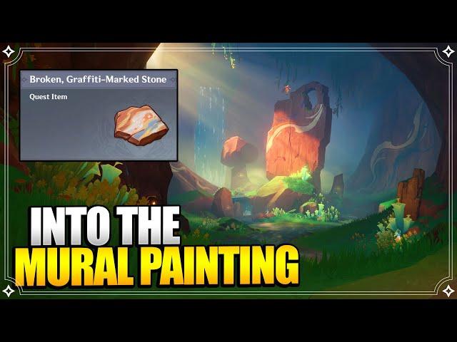 How to unlock Manse of Monetoo Murals | Into The Painting | World Quests & Puzzles |【Genshin Impact】