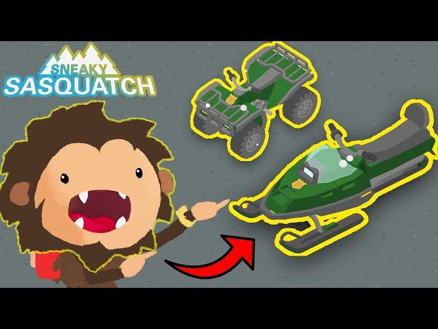 They Added 2 NEW Vehicles To Sneaky Sasquatch!