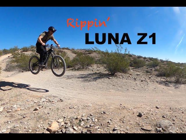 Luna Z1 Ebike Rippin' It on South Mountain, Phoenix, AZ