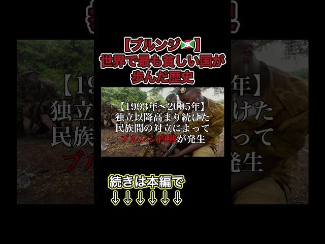 【ブルンジ】世界で最も貧しい国が歩んだ歴史#アフリカ #ブルンジ #観光