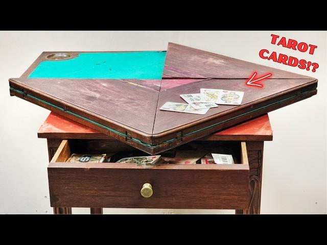 Elegant Card and Games Table Restoration - A Glimpse into Austro-Hungarian Past!