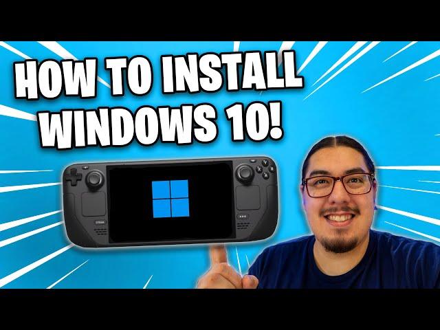 How To Install Windows 10 on Steam Deck! Not Dual Boot