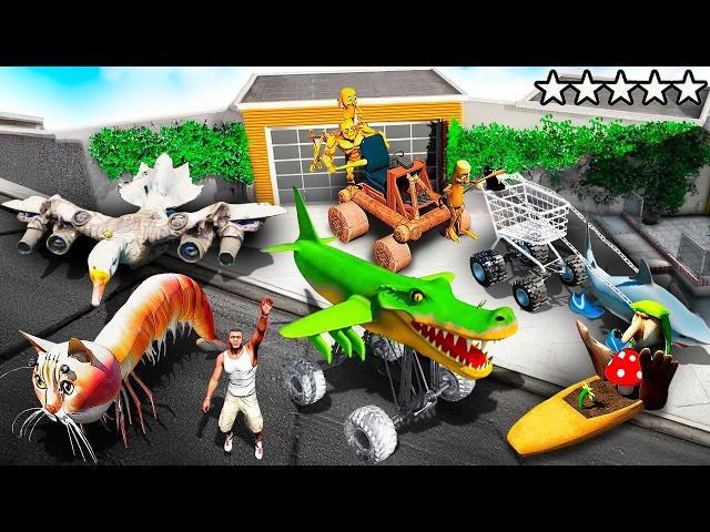 Collecting ITALIAN BRAINROT CARS in GTA 5!