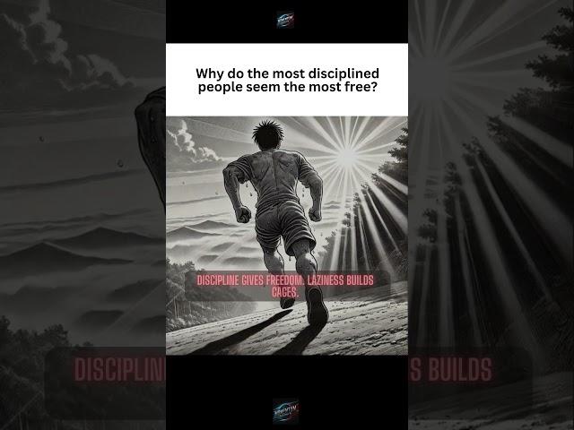 Why disciplined people seem more free? #motivation #consistency #discipline #changetoday