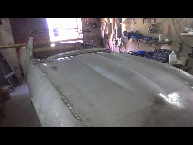 Naprawa blacharska Jaguar E-type cabrio