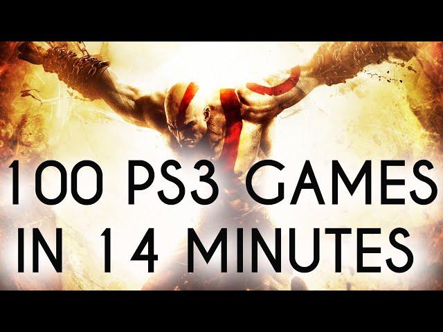 100 PS3 Games in 14 Minutes