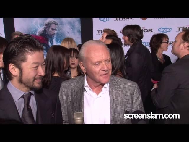 Thor: The Dark World: Anthony Hopkins and Tadanobu Asano Exclusive Premiere Interview | ScreenSlam