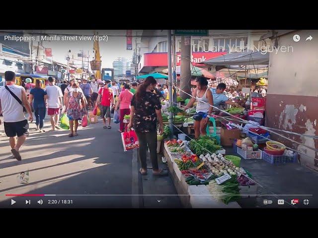 Philippines || Manila street view (Ep2)