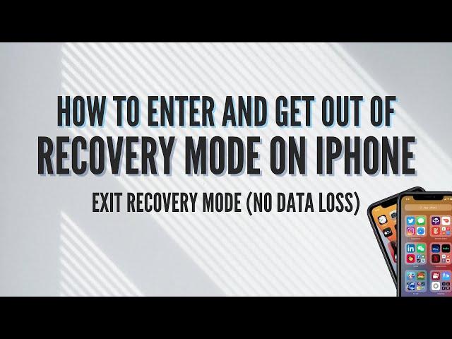 How to Enter and Get Out of Recovery Mode on iPhone + GIVEAWAYS