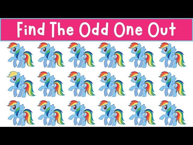 Find The Odd One Out: My Little Pony