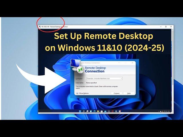 (2024-25 Updated) How to EASILY Set Up Remote Desktop on Windows 11&10