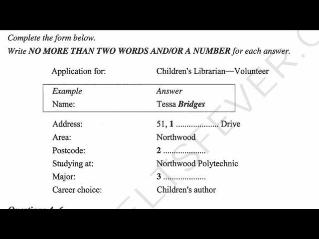 Application for: children's Librarian-Volunteer | HD AUDIO | 1080p | listening