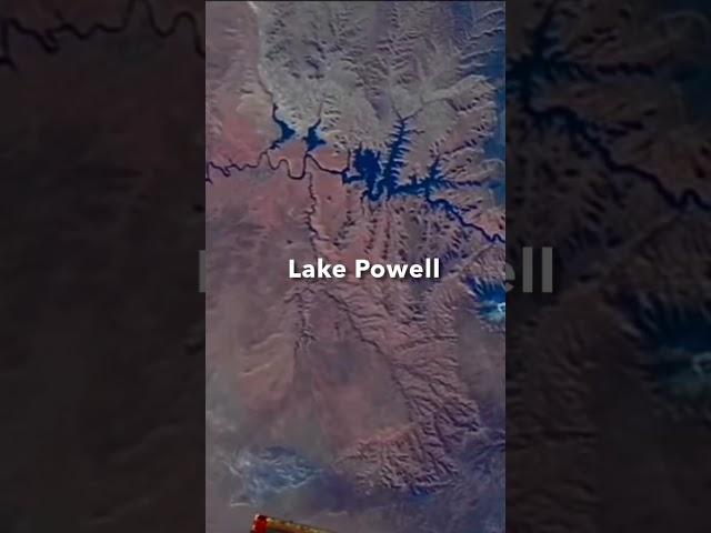 Grand Canyon from Space (ISS/NASA) Lake Powell