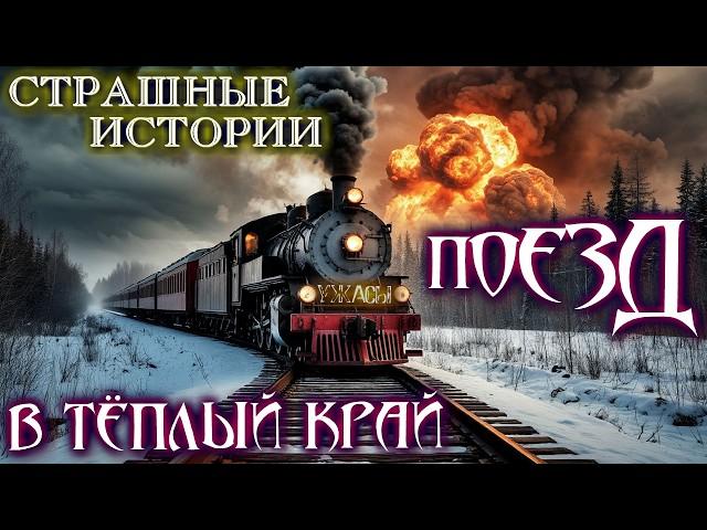 ПОЕЗД В ТЕПЛЫЙ КРАЙ. Мистика Страшные Истории на ночь Поездатые Ужасы Мистические Апокалипсис Поезда