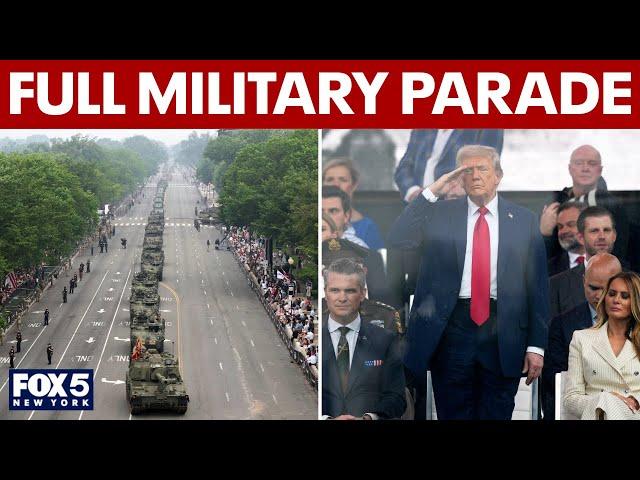 FULL: Entire DC military parade celebrating Army's 250th anniversary
