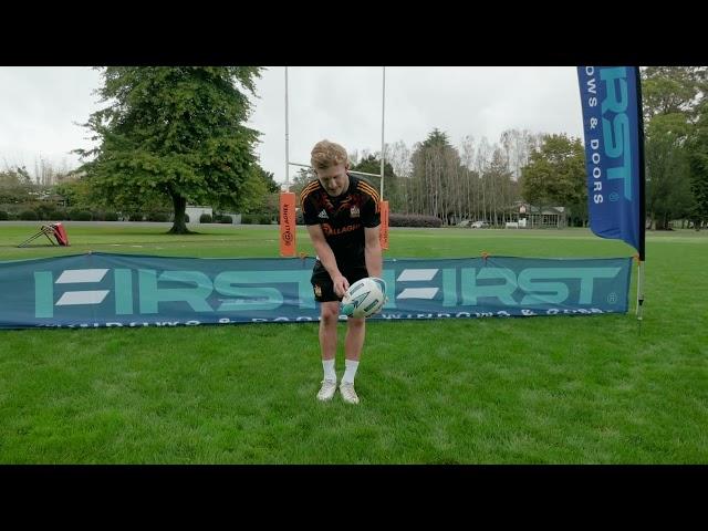 Ultimate Rugby  Training Experience Damian Mckenzie explains Punt exercises