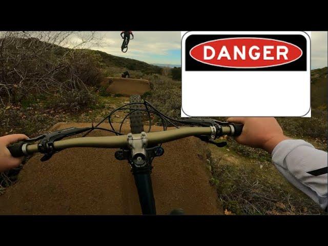 A LINE in Socal! 40 FT JUMPS! Area 51 MTB Full Run 1/6/2024