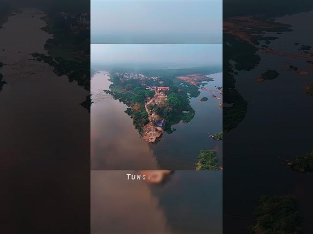 Kudli Sangama & Ancient Temples – Aerial Tour of Sacred Confluence