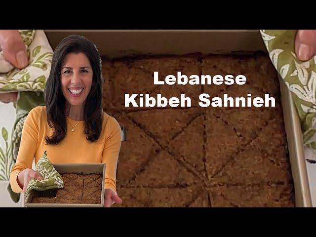 Baked Kibbeh is just as delicious as Raw Kibbeh!