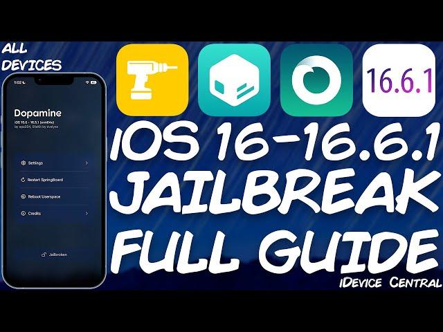 How To JAILBREAK iOS 16 - 16.6.1 (ALL DEVICES) Using Dopamine 2.0 Jailbreak (Step-by-step Guide)