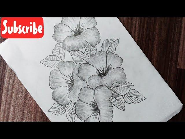 How To Draw Flowers Easy Step By Step Tutorial For Beginners