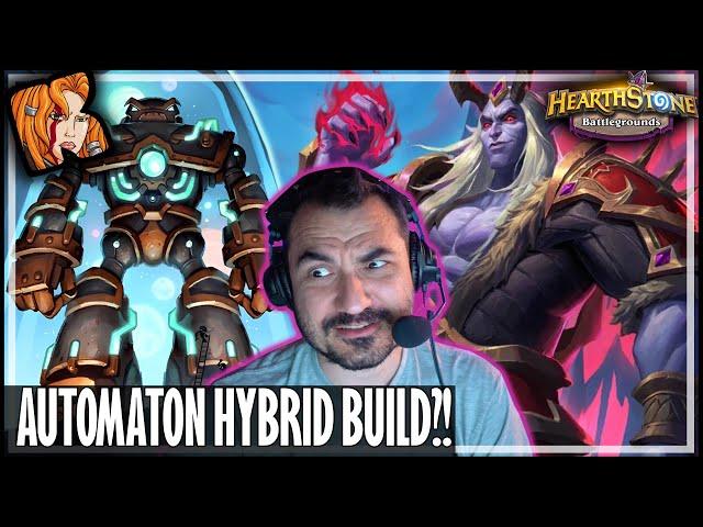 AUTOMATON HYBRID BUILD?! - Hearthstone Battlegrounds