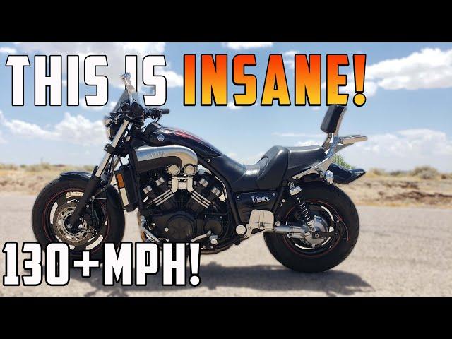 Here's Why The V-Max Is INSANE!     Yamaha Ride, Review, Speed Run, Burnout...