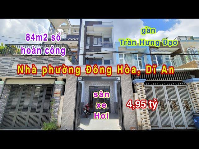 Bán Nhà Dĩ An (733) Nhà Tại Đông Hòa Sân Ô Tô, Gần Trần Hưng Đạo, Hoàng Hải BĐS