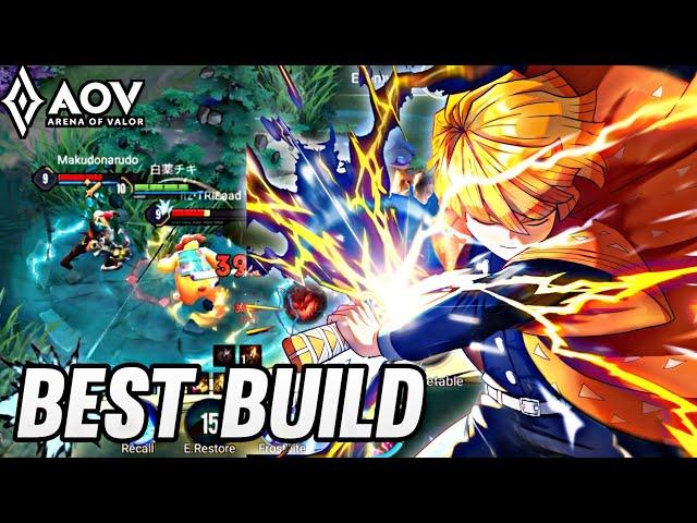 MURAD/ZENITSU GAMEPLAY | BEST BUILD - ARENA OF VALOR | Rov