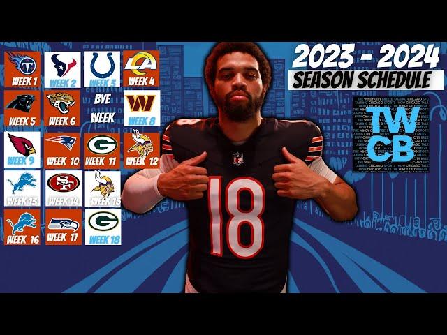 Chicago Bears Schedule Release Reaction and Prediction