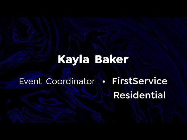 An Inside Look at the Event Planning Industry: Kayla Baker