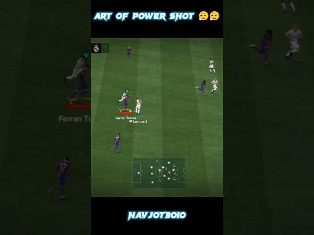 ART OF POWER SHOTS  NAVJOT3010 #fcmobile #shorts fc mobile goals