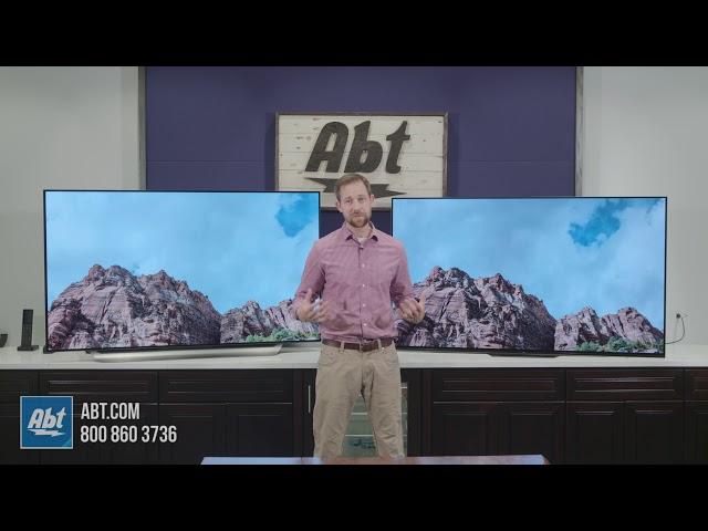 Sony A8F vs LG C8P OLED TV Comparison
