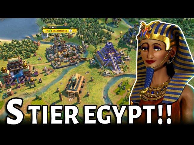 Civ 6 | I Made A PERFECT Floodplain Empire!!! (#2 Deity Egypt Civilization VI)
