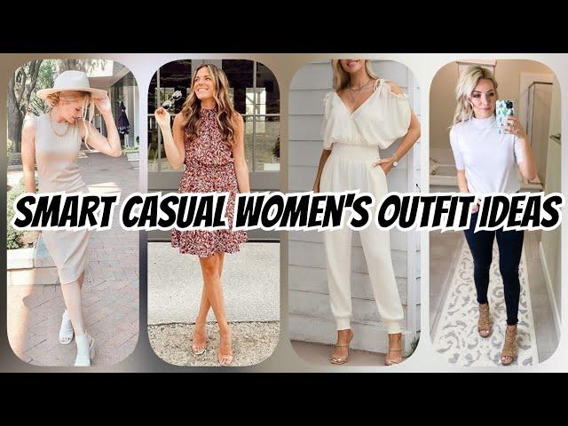 Top Smart Casual Outfit Ideas for Women||monica fashion google