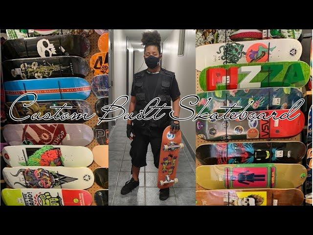 $500 CUSTOM SKATEBOARD? (Zumiez custom built skateboard from beginning to end)