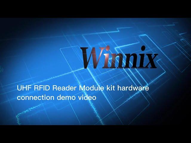 Winnix uhf rfid module demo kit connection