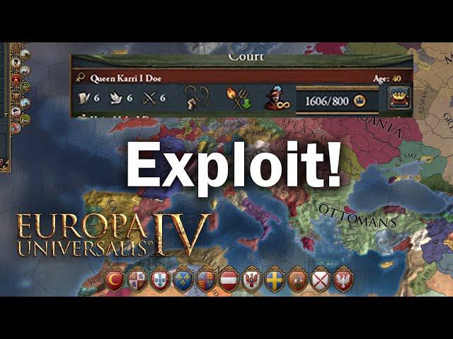 EU4 Exploit - How to go over custom nation point cap. Ideas guy achievement cheat! Patch 1.29 & 1.30