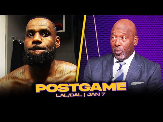 Lakers/Mavs Postgame x Analysis: J.Worthy, LeBron, DFS, Reaves, Redick Reactions | Jan 8, 2025